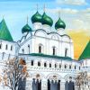 Надвратная церковь Сергия Радонежского Борисоглебского монастыря
